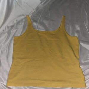 Yellow tank top size large